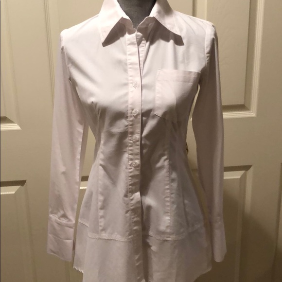 couleur Other - COULEUR White tunic length blouse.